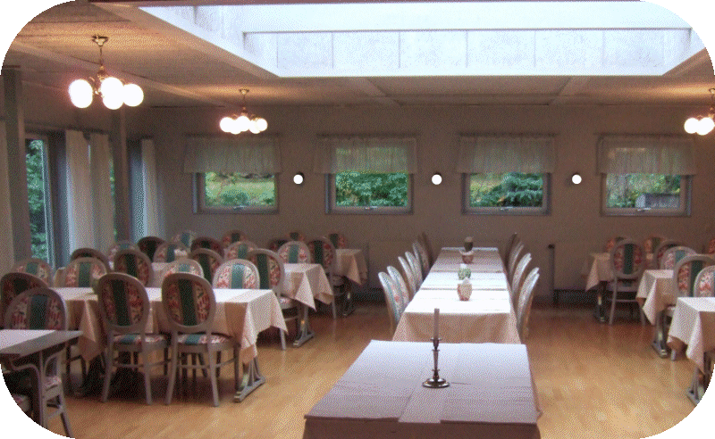 The large dining room